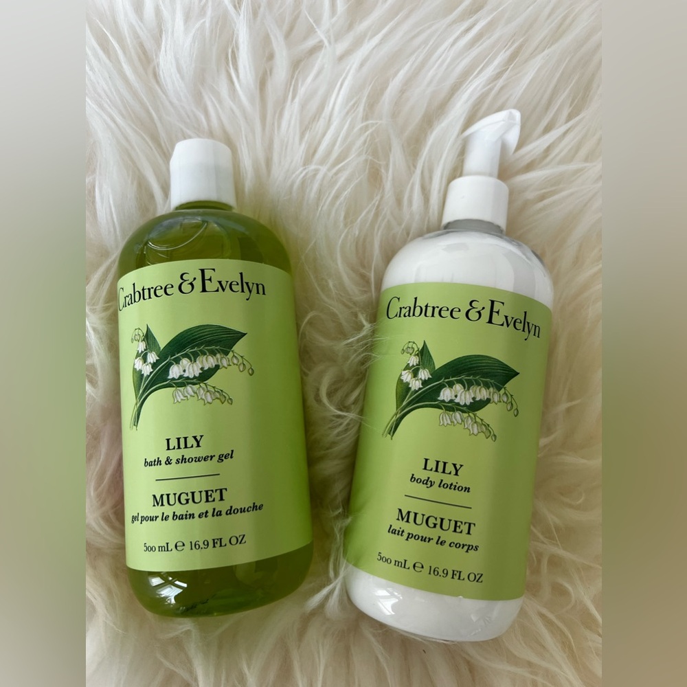 Crabtree & Evelyn LiLy Muguet Body Lotion & Shower Gel *hard to find